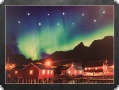 LED-Wandbild: Nordlicht in Norwegen