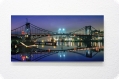 Panorama-Uhr Dibond - Kaiser-Wilhelm-Brücke